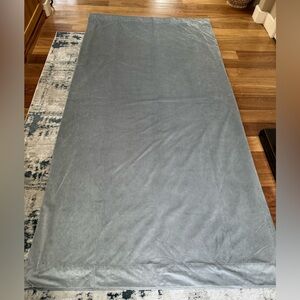 Extra wide velvet twill complete blackout lining curtains (1 panel) 98WX96L.|